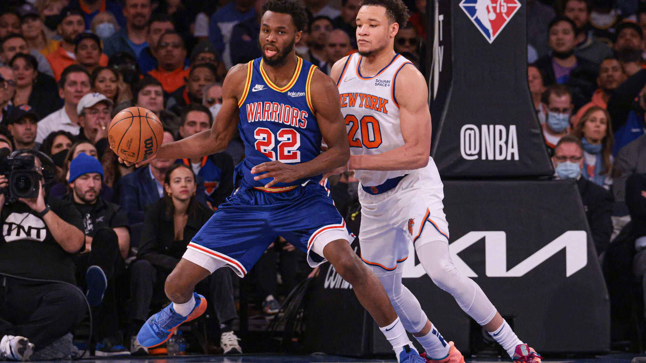 NBA: Golden State Warriors at New York Knicks