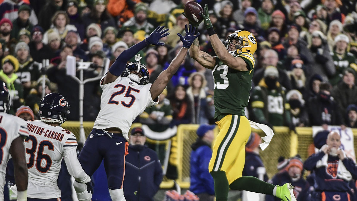 Green Bay Packers wide receiver Allen Lazard