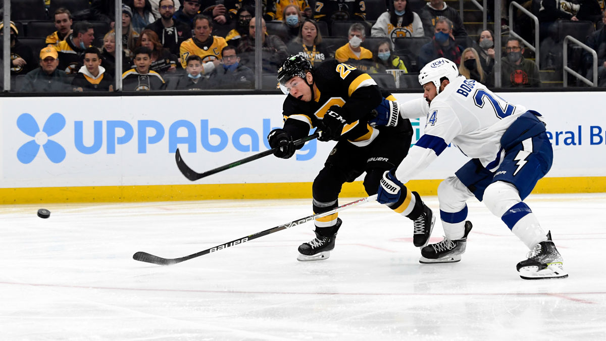 Boston Bruins center Curtis Lazar