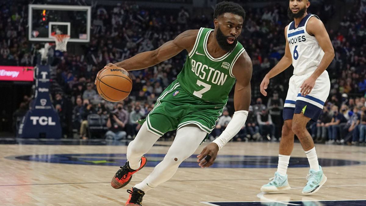Boston Celtics guard Jaylen Brown