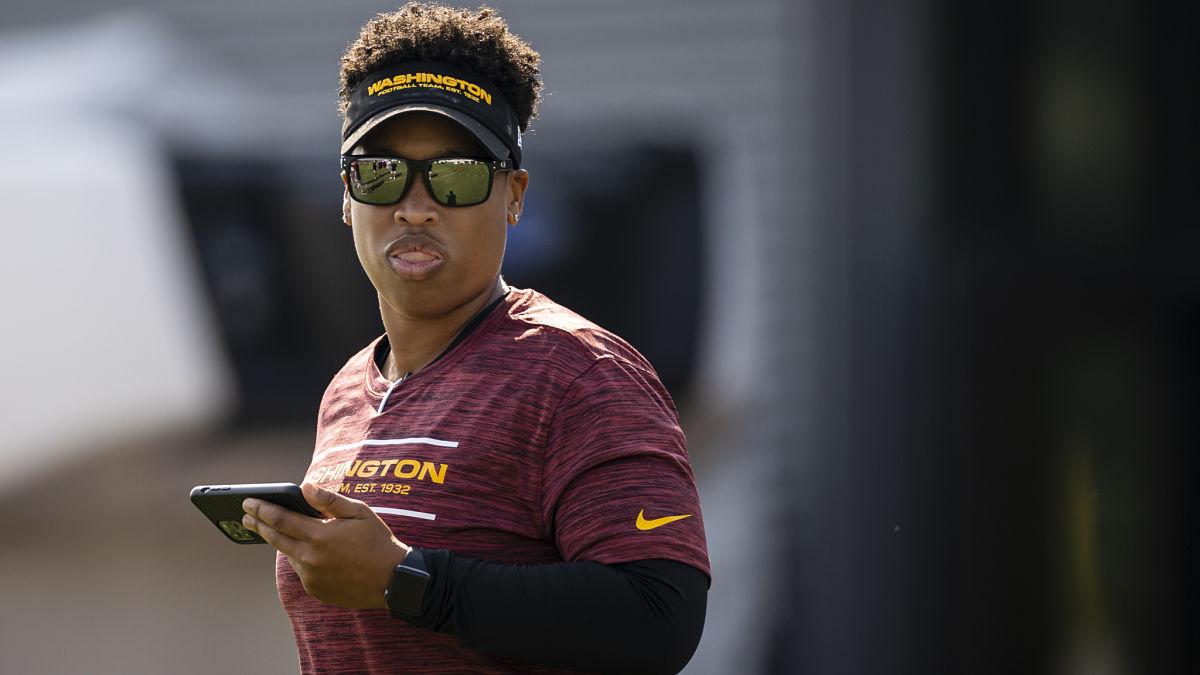 Washington Football Team assistant running backs coach Jennifer King