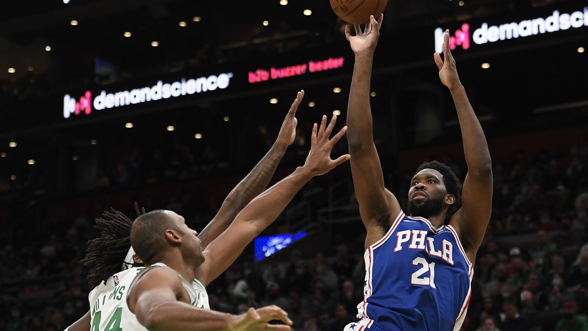 Philadelphia 76ers center Joel Embiid, Boston Celtics center Al Horford
