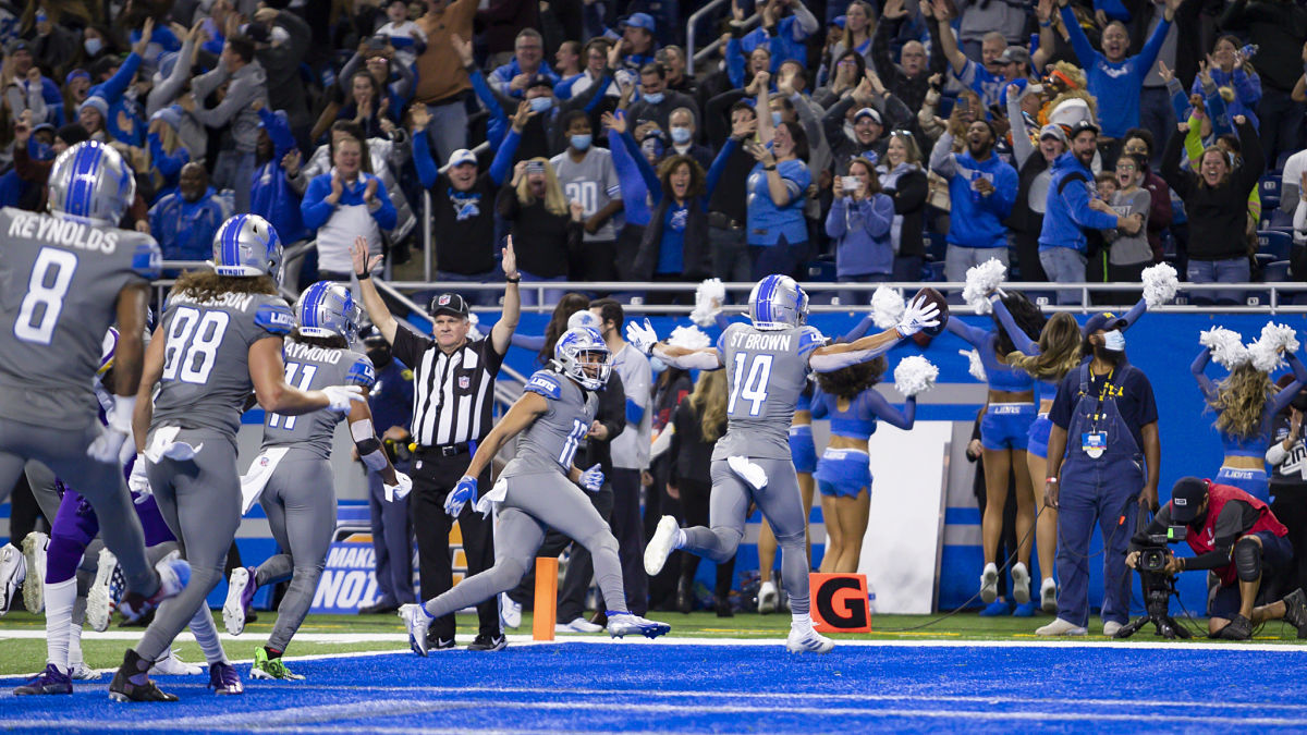 Detroit Lions wide receiver Amon-Ra St. Brown