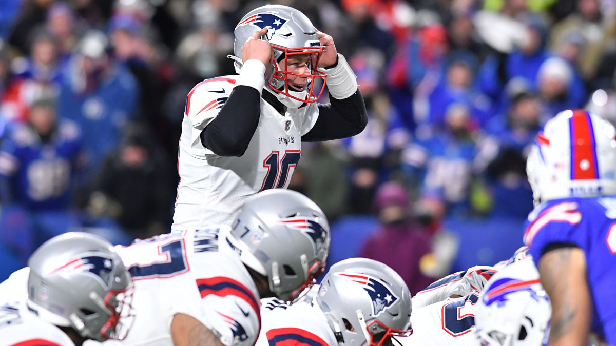 New England Patriots quarterback Mac Jones