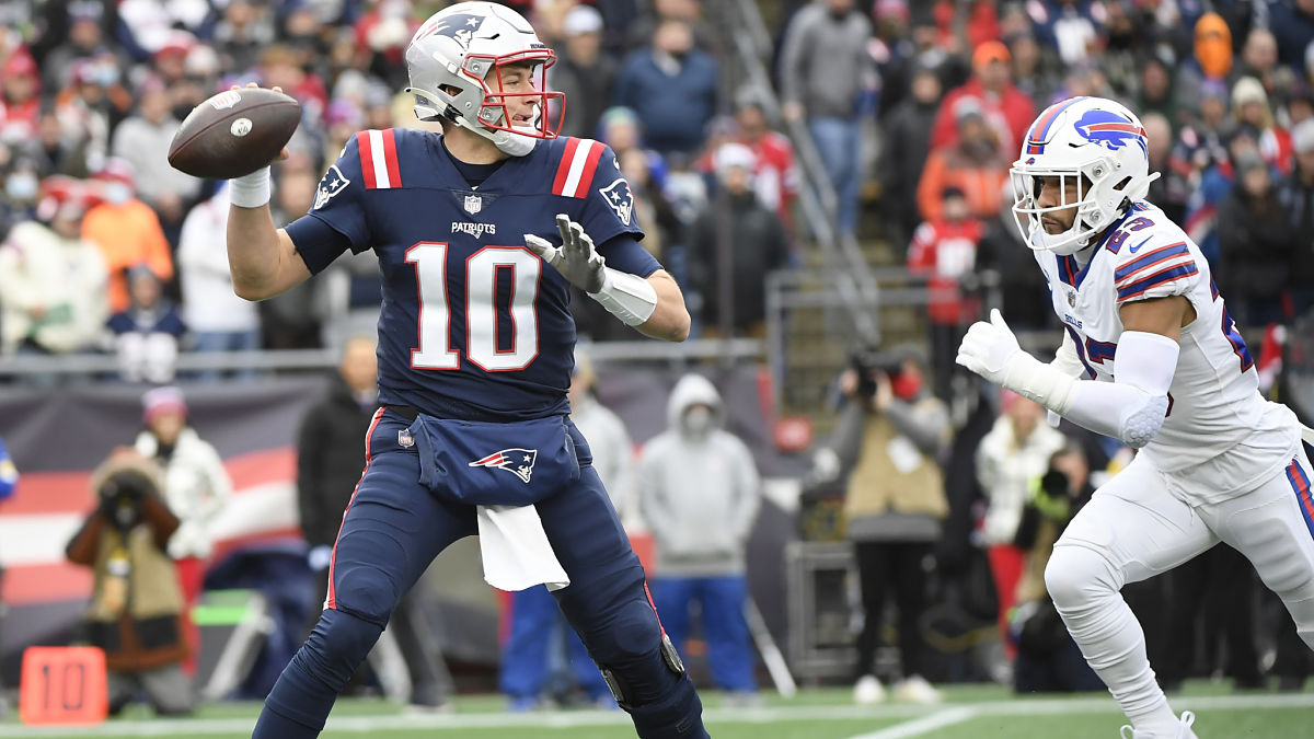 New England Patriots quarterback Mac Jones