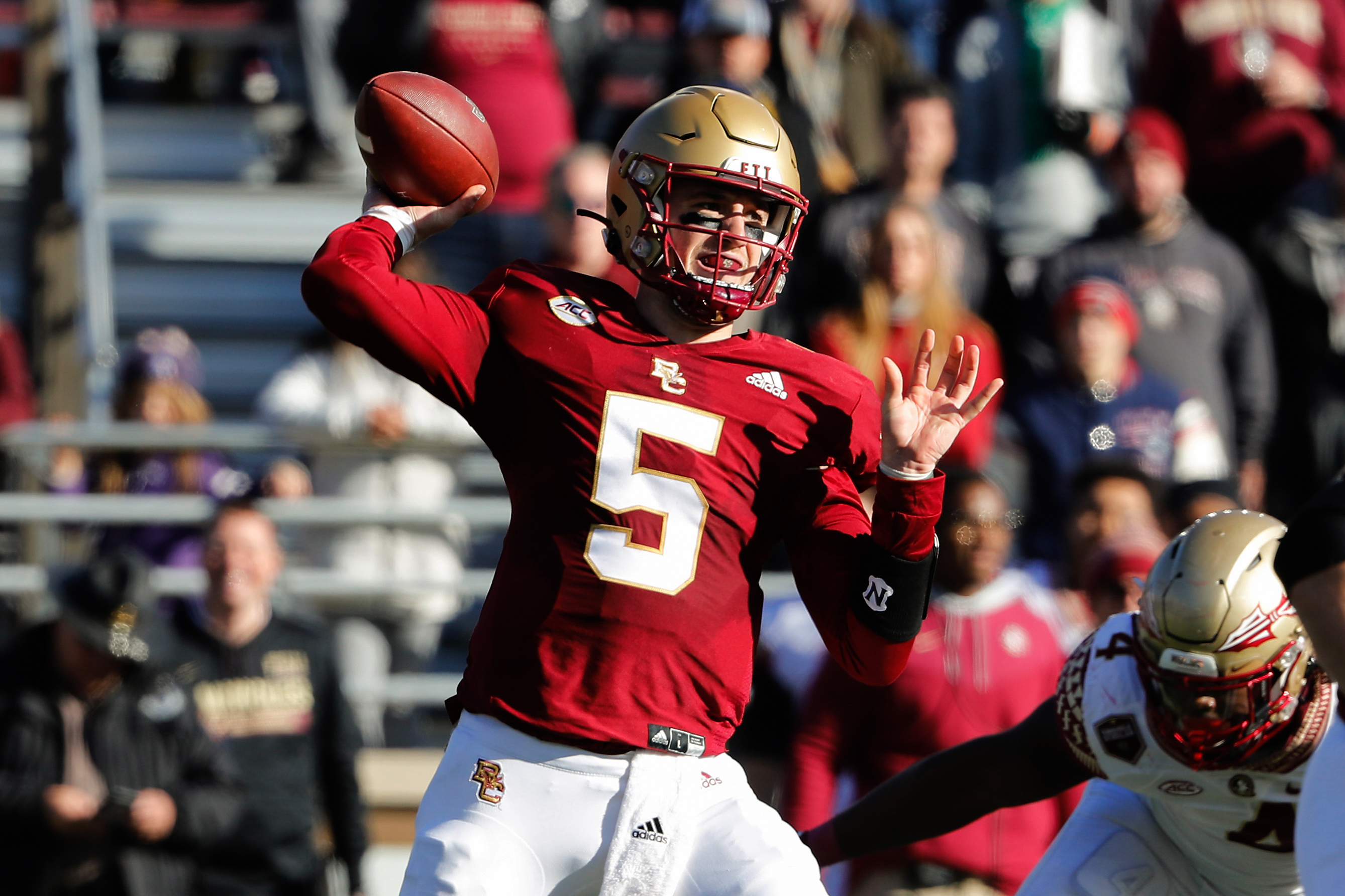Boston College quarterback Phil Jurkovec