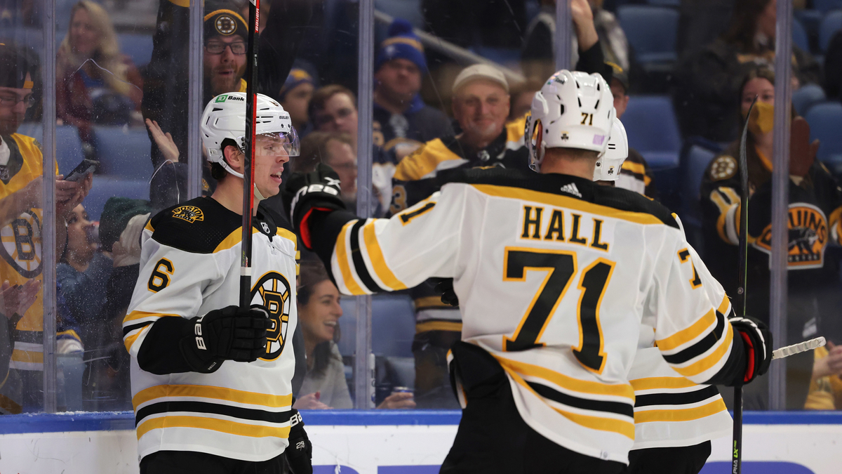 Boston Bruins forward Taylor Hall