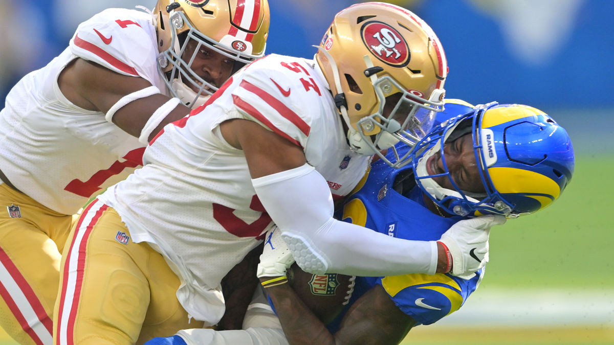 San Francisco 49ers outside linebacker Dre Greenlaw