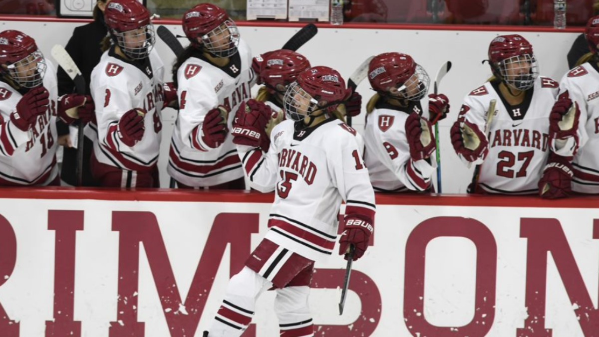 Harvard women's hockey forward Becca Gilmore