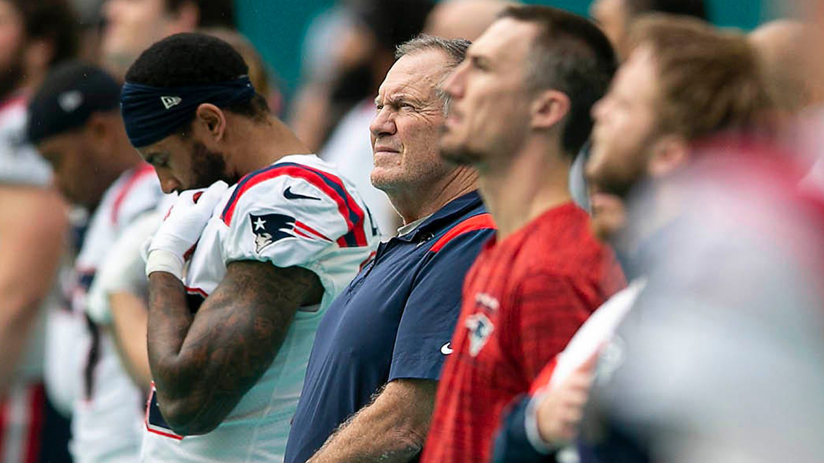 New England Patriots head coach Bill Belichick
