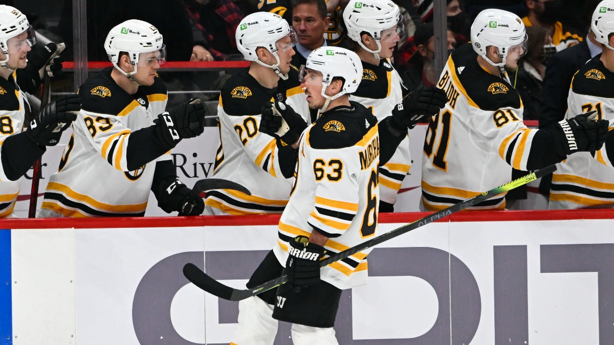 Boston Bruins forward Brad Marchand