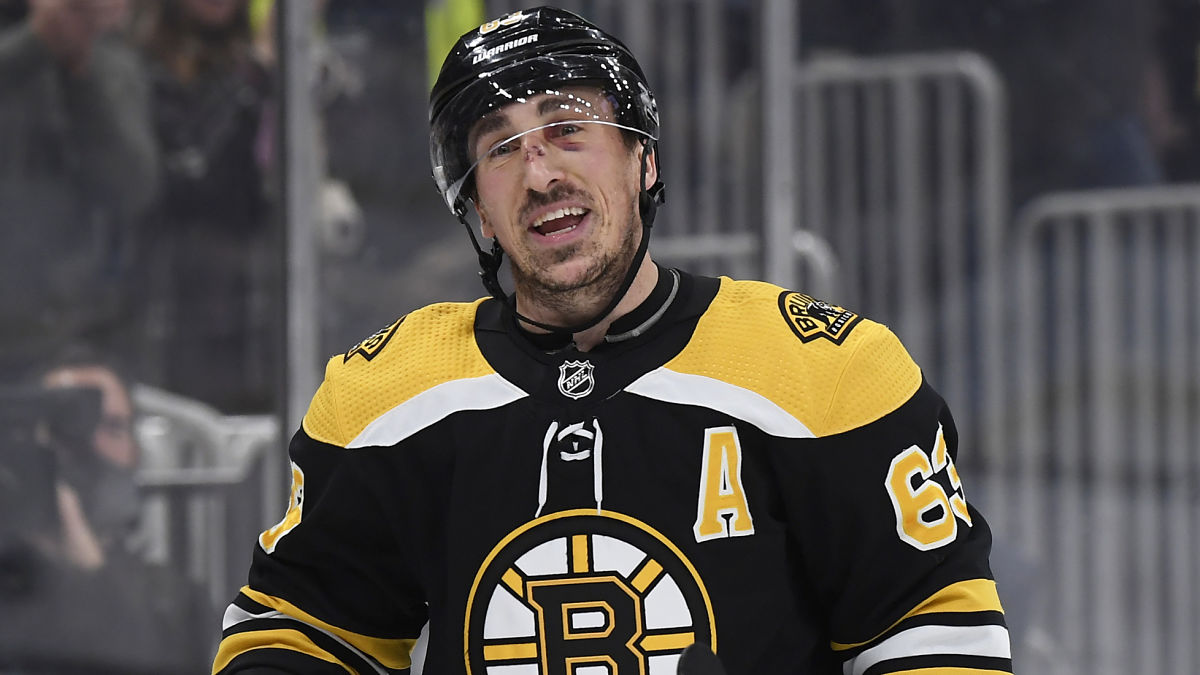 Boston Bruins left wing Brad Marchand