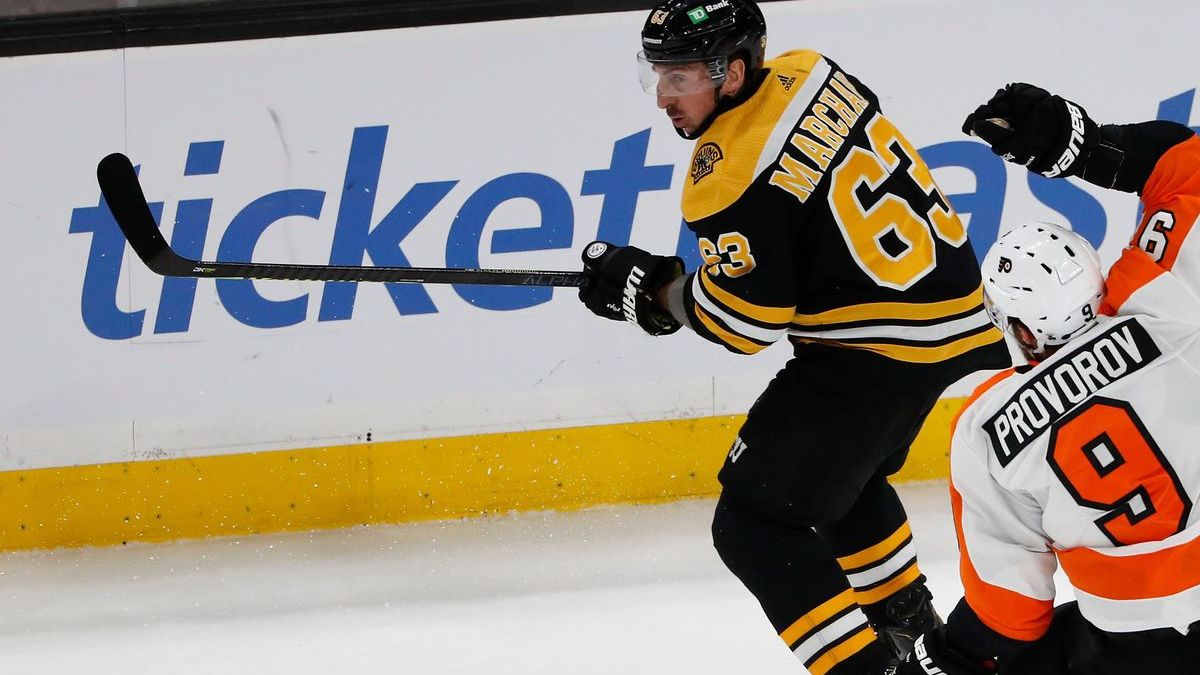 Boston Bruins wing Brad Marchand