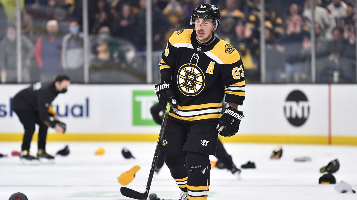 Boston Bruins winger Brad Marchand