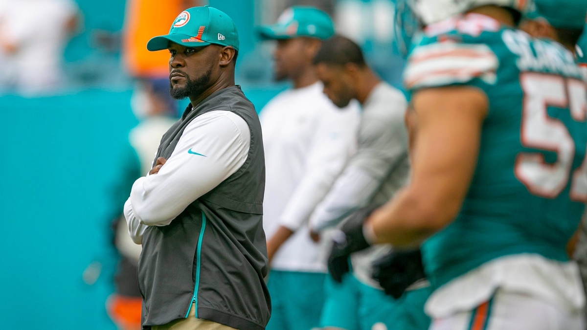 Former Miami Dolphins head coach Brian Flores