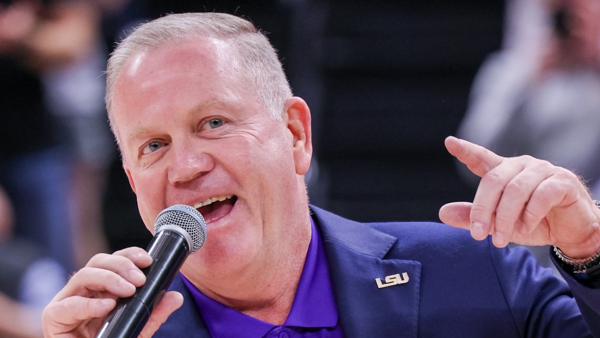 LSU head coach Brian Kelly