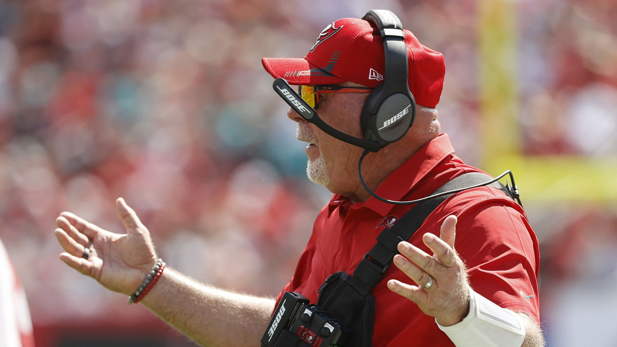Tampa Bay Buccaneers head coach Bruce Arians