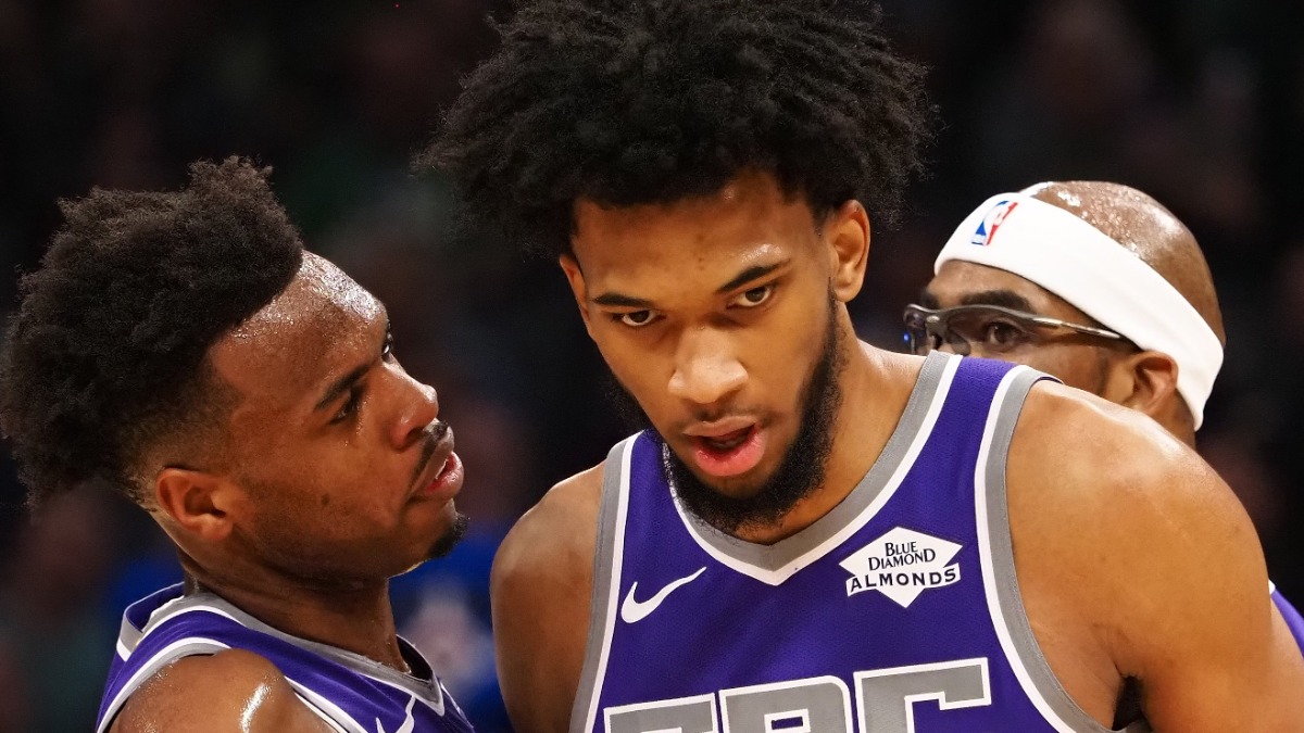 Sacramento Kings guard Buddy Hield, forward Marvin Bagley