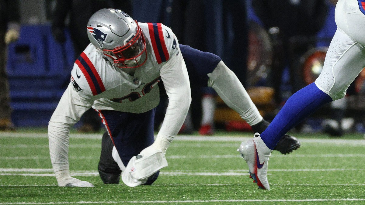 New England Patriots defensive lineman Christian Barmore