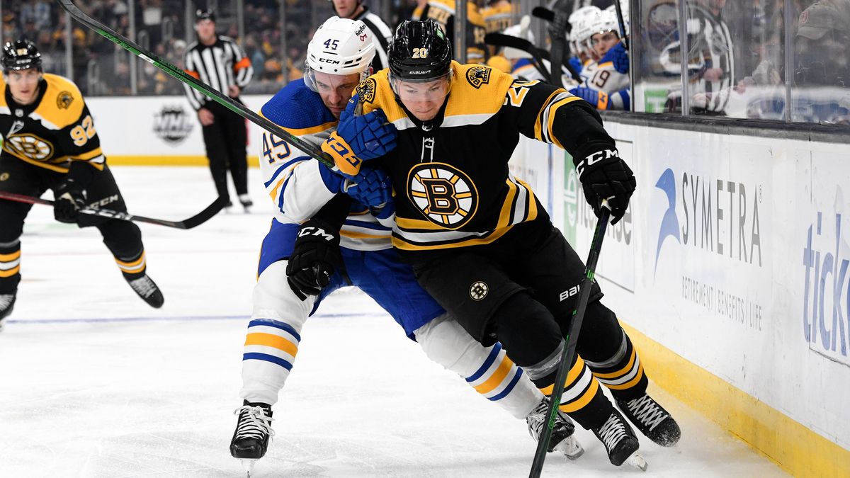 Boston Bruins forward Curtis Lazar