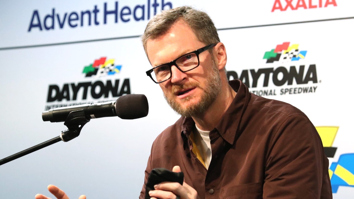 Former NASCAR Cup Series driver Dale Earnhardt Jr.