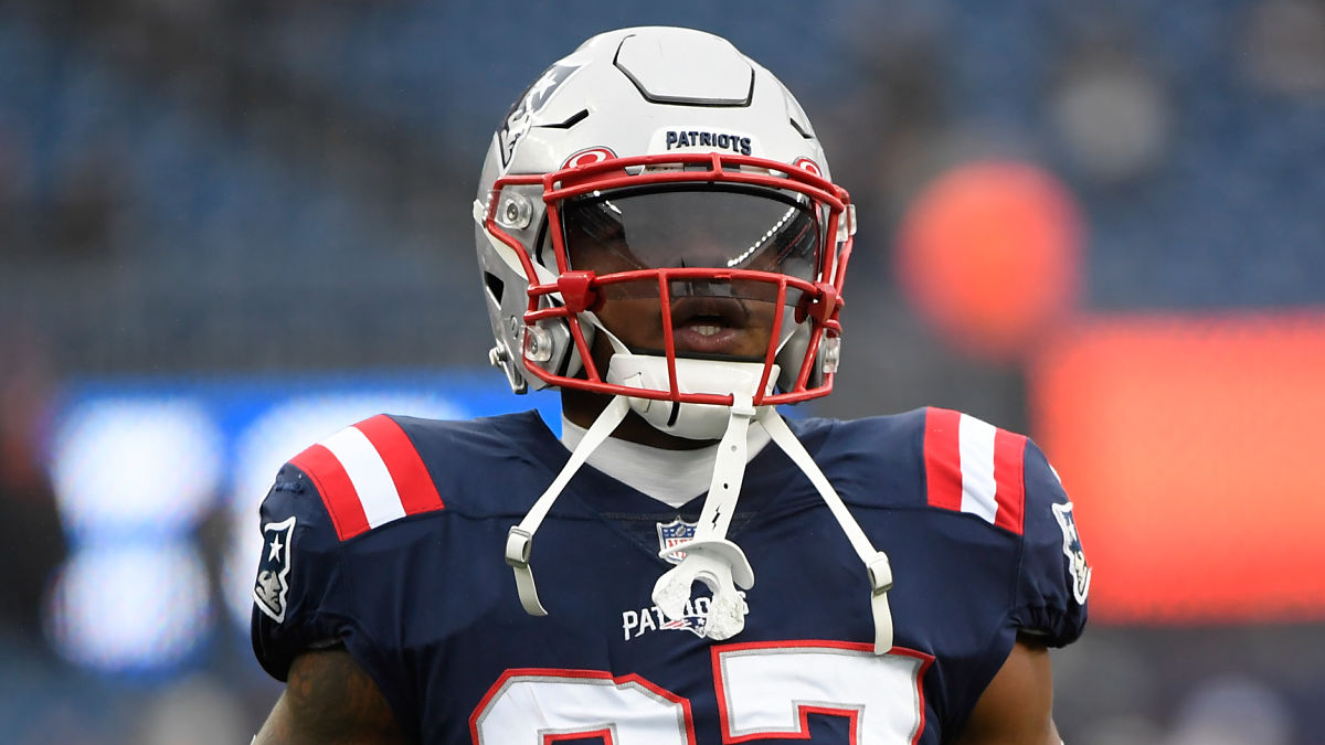 New England Patriots running back Damien Harris