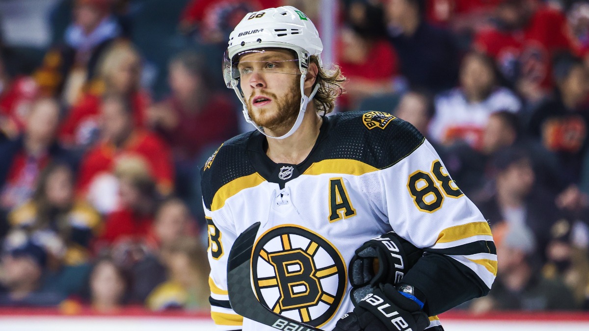 Boston Bruins forward David Pastrnak