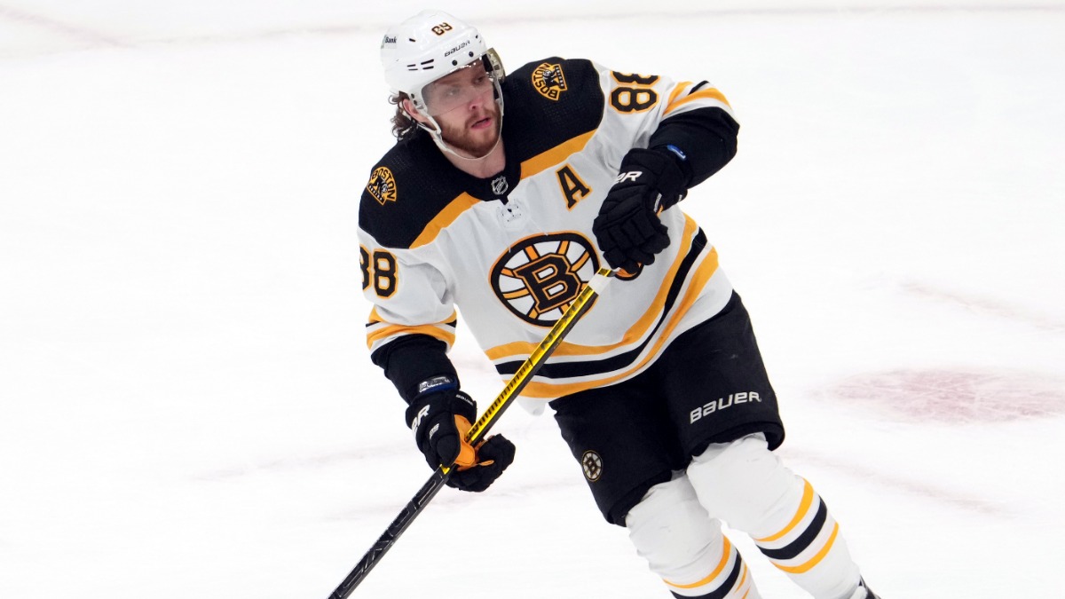 Boston Bruins forward David Pastrnak