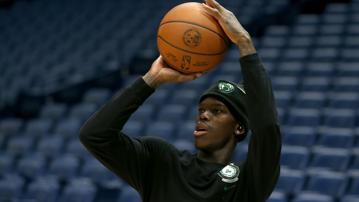 Boston Celtics point guard Dennis Schroder