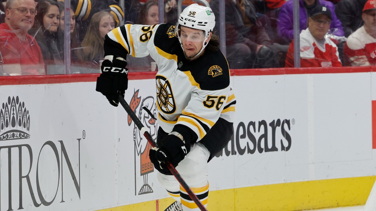 Boston Bruins forward Erik Haula