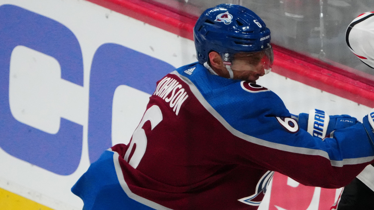 Colorado Avalanche defenseman Erik Johnson