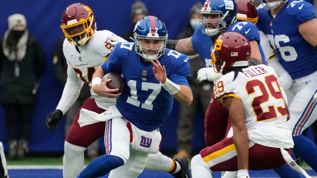 New York Giants quarterback Jake Fromm