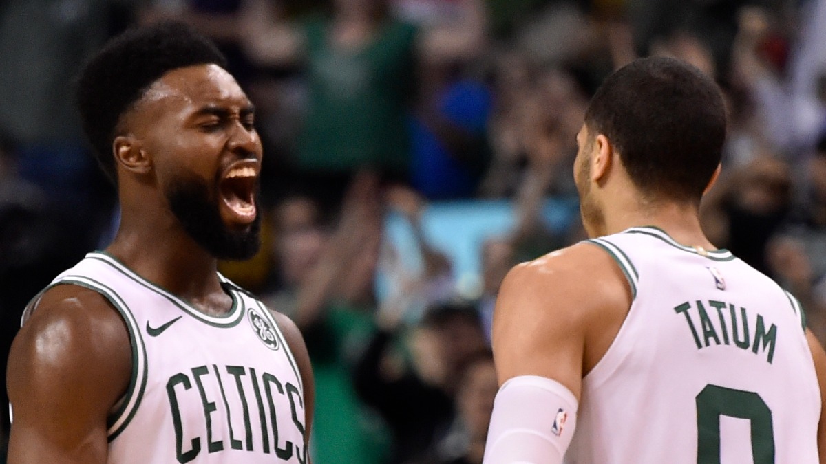 Boston Celtics wings Jaylen Brown, Jayson Tatum
