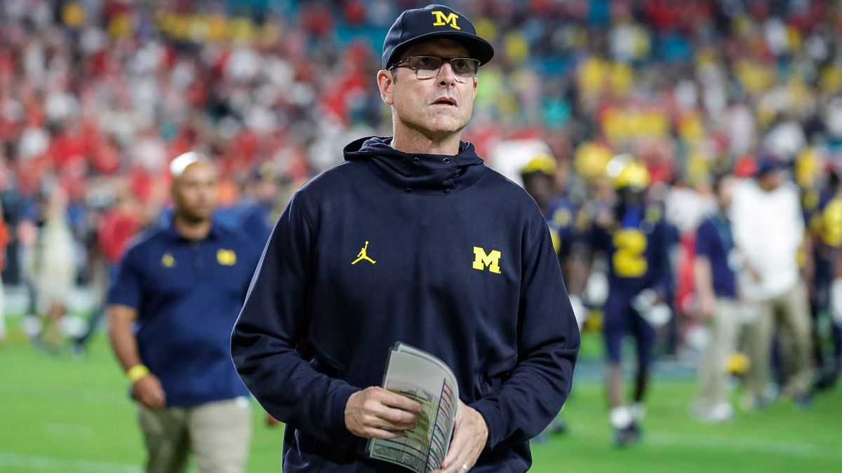 Michigan Wolverines coach Jim Harbaugh