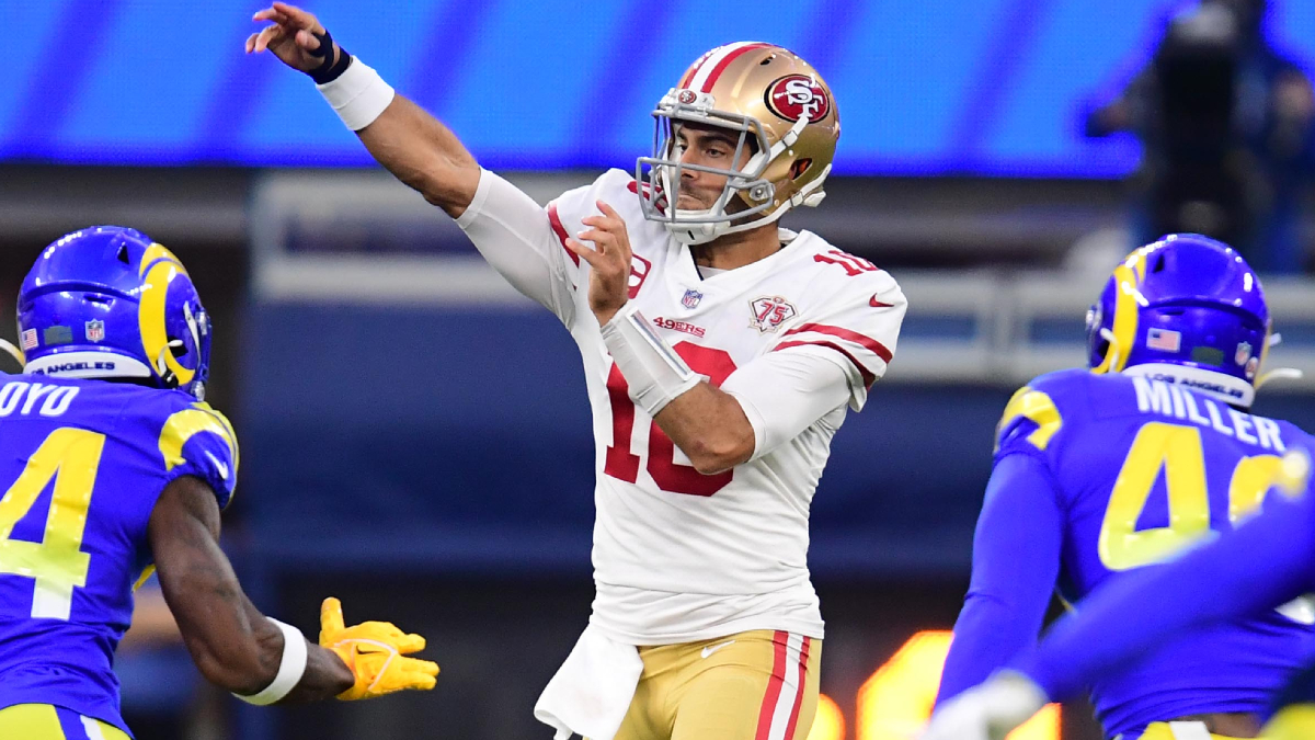 San Francisco 49ers quarterback Jimmy Garoppolo