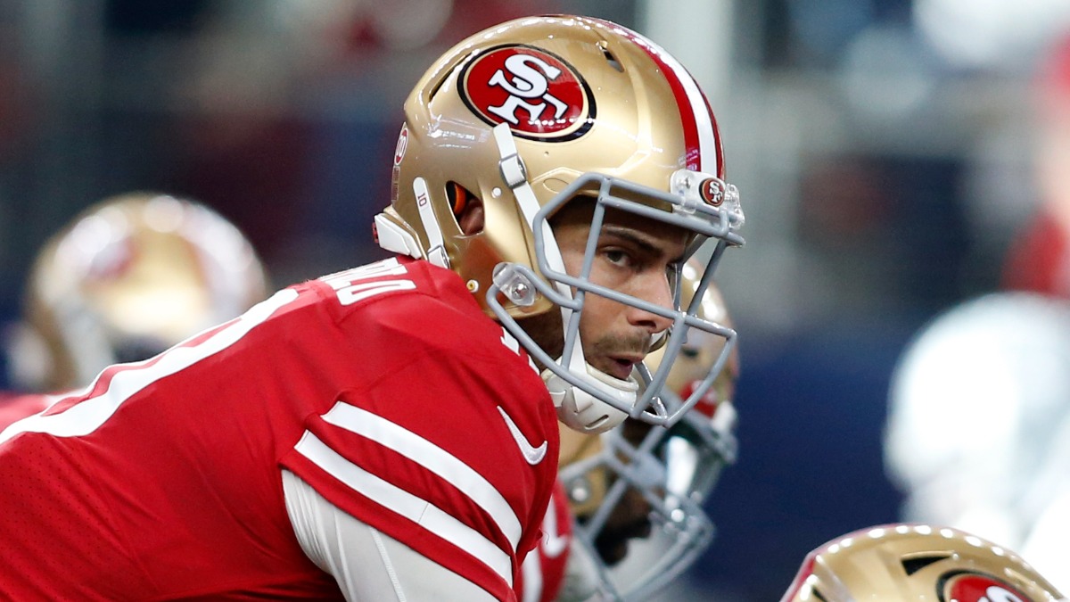 San Francisco 49ers quarterback Jimmy Garoppolo