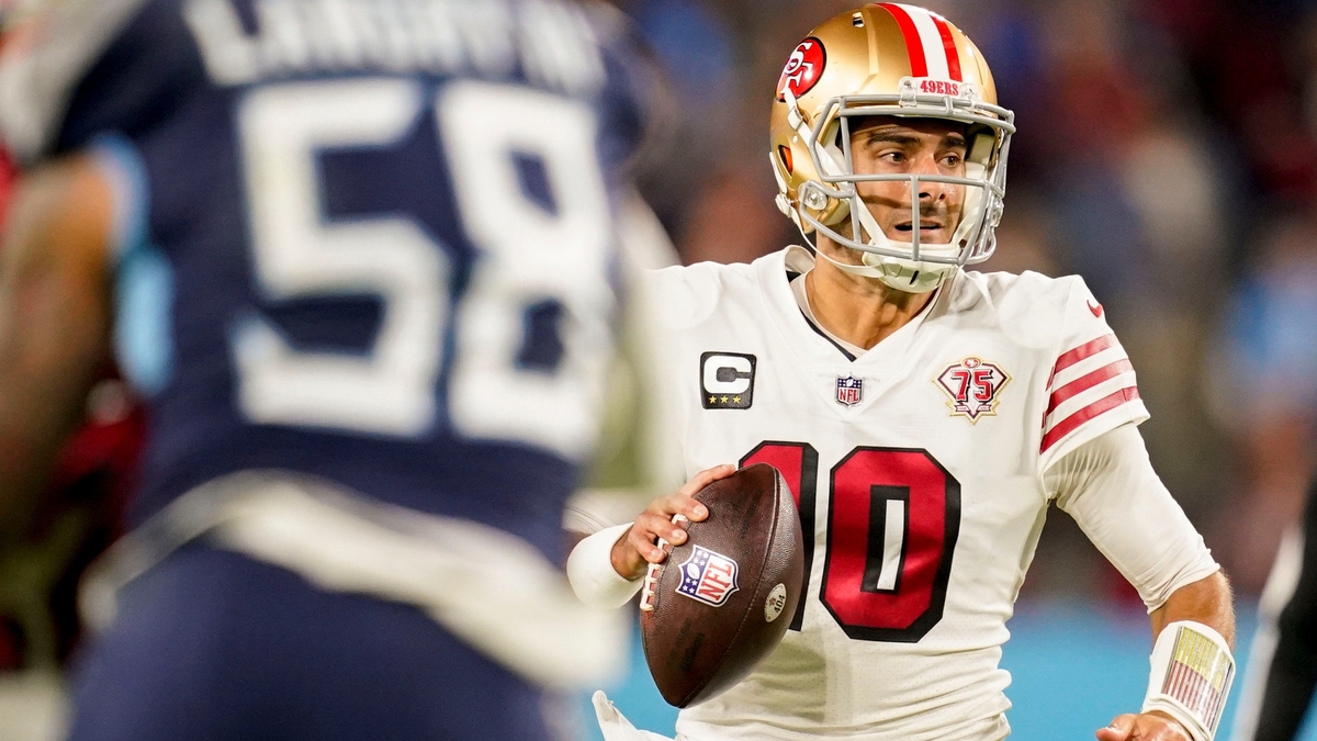 San Francisco 49ers quarterback Jimmy Garoppolo