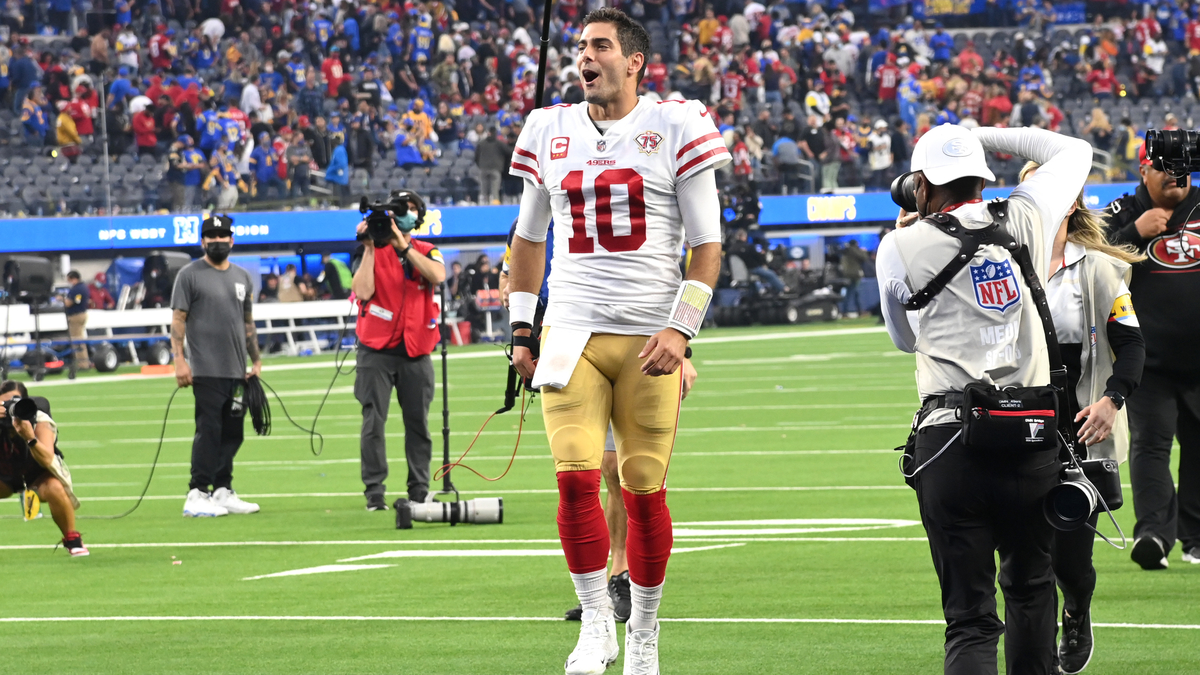 San Francisco 49ers quarterback Jimmy Garoppolo