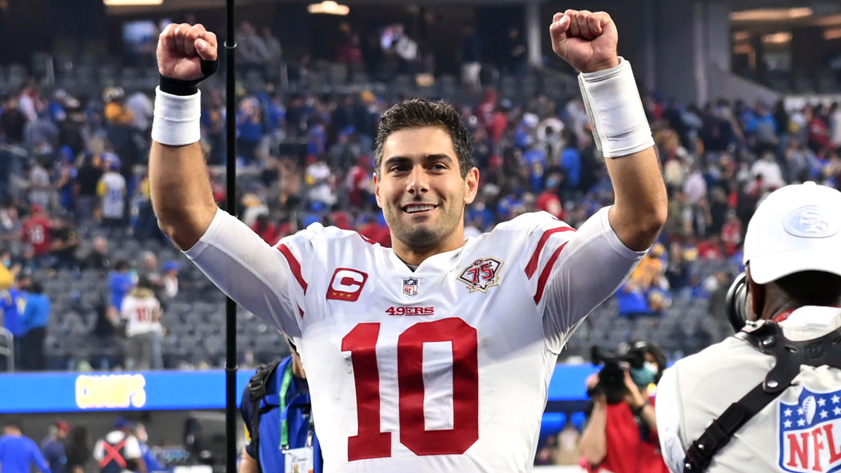 San Francisco 49ers quarterback Jimmy Garoppolo