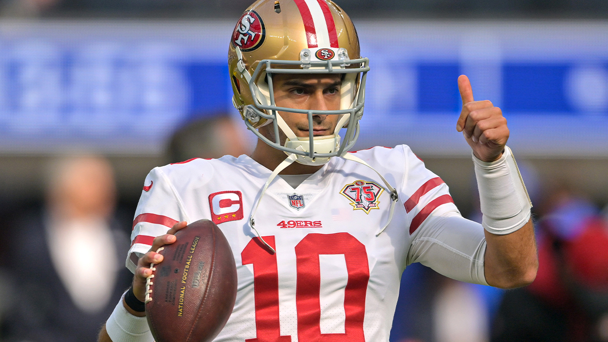 San Francisco 49ers quarterback Jimmy Garoppolo