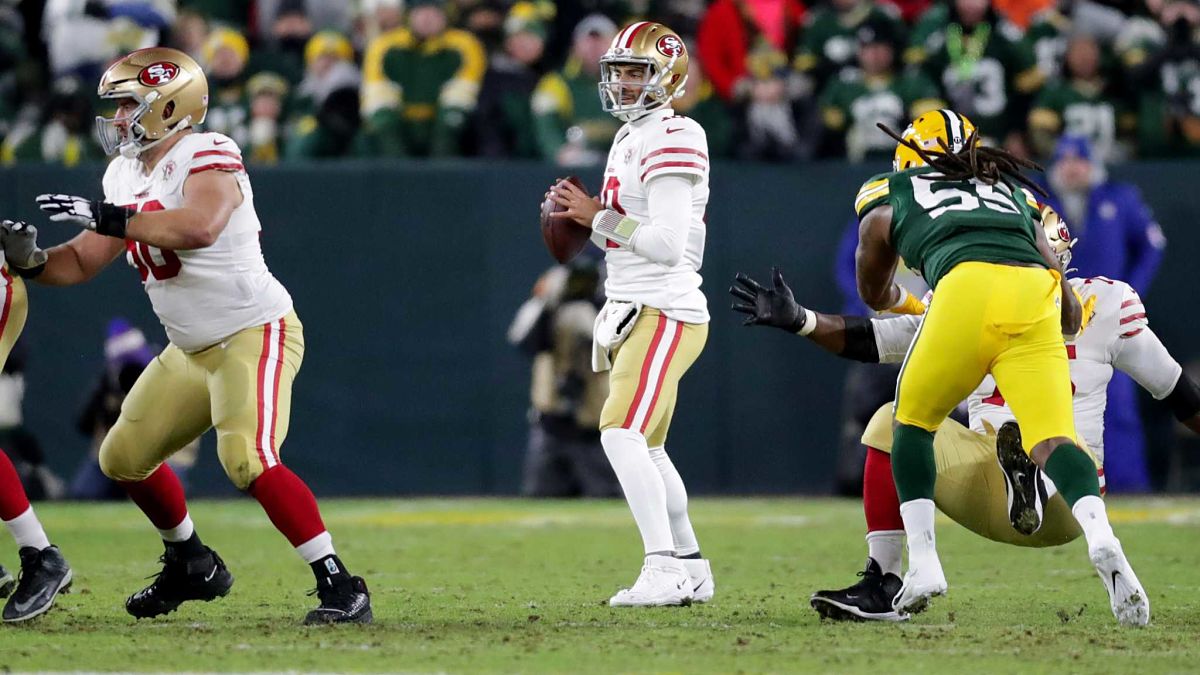 San Francisco 49ers quarterback Jimmy Garoppolo