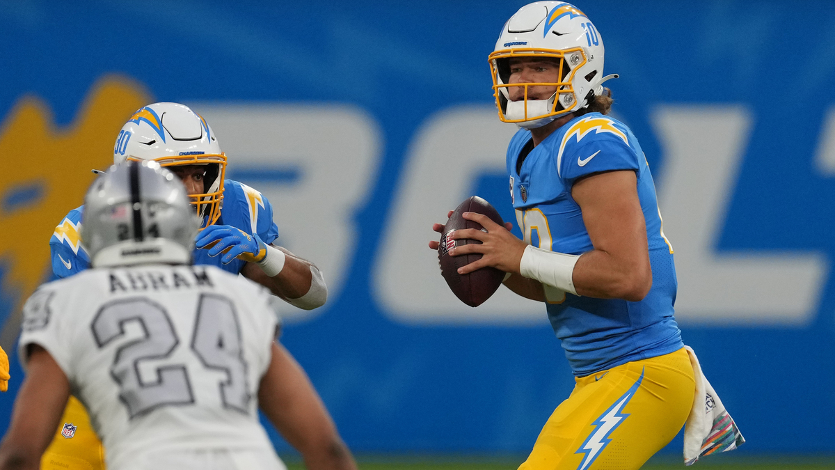 Los Angeles Chargers quarterback Justin Herbert