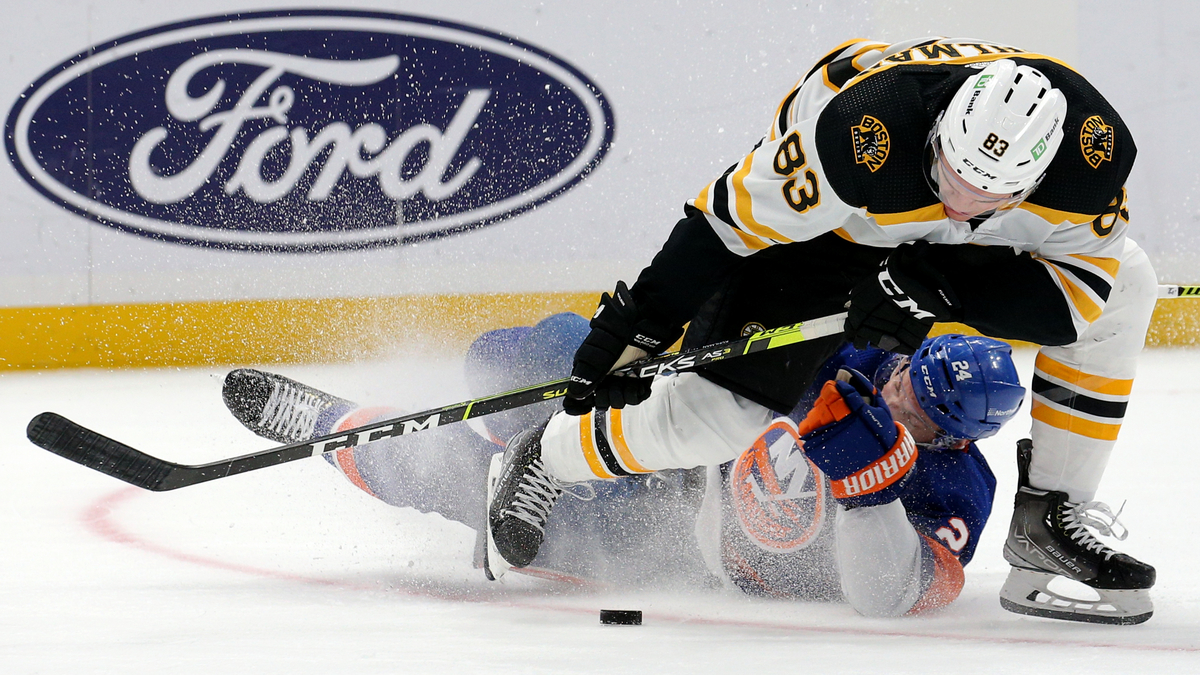 Boston Bruins winger Karson Kuhlman