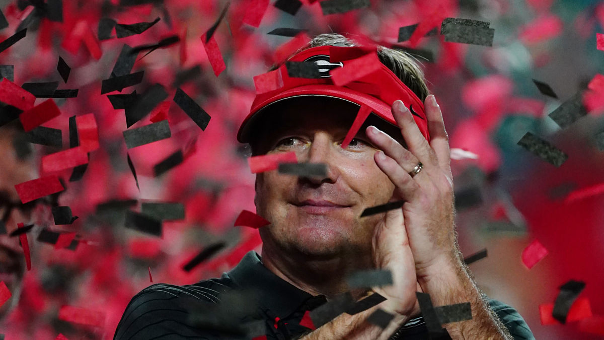 Georgia head football coach Kirby Smart