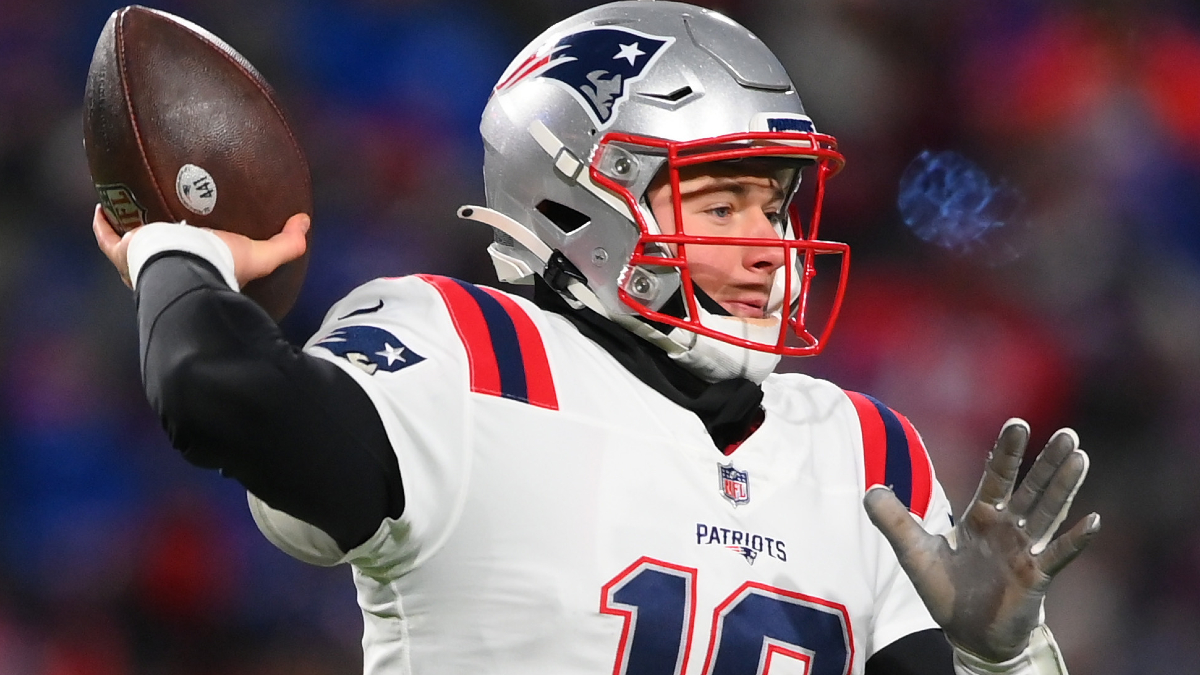 New England Patriots quarterback Mac Jones