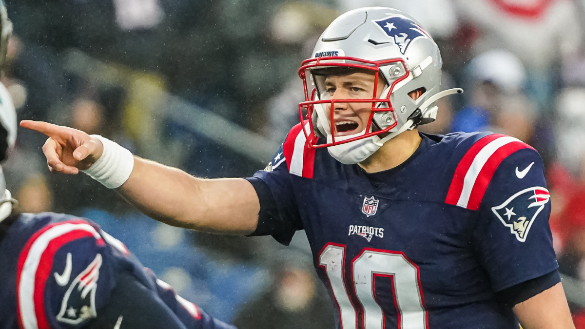 New England Patriots quarterback Mac Jones