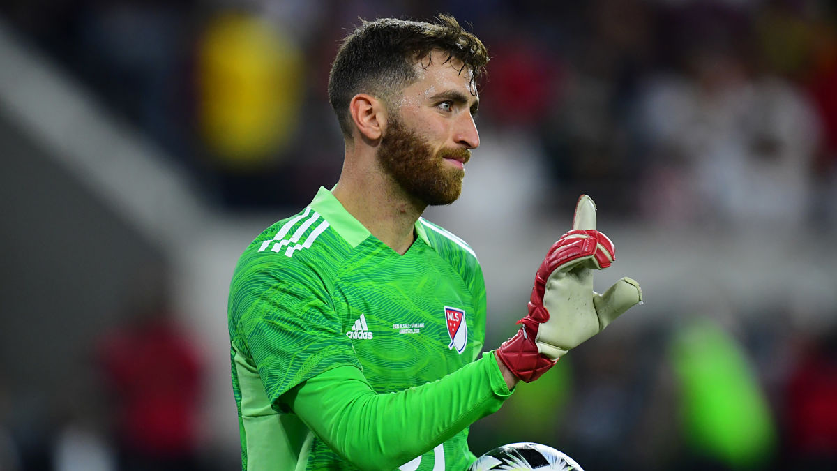 New England Revolution goalkeeper Matt Turner