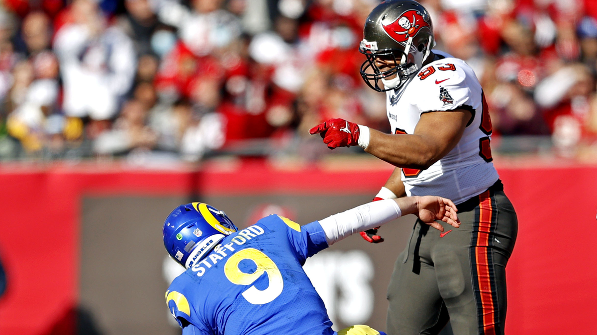 Tampa Bay Buccaneers defensive linemanNdamukong Suh, Los Angeles Rams quarterback Matthew Stafford