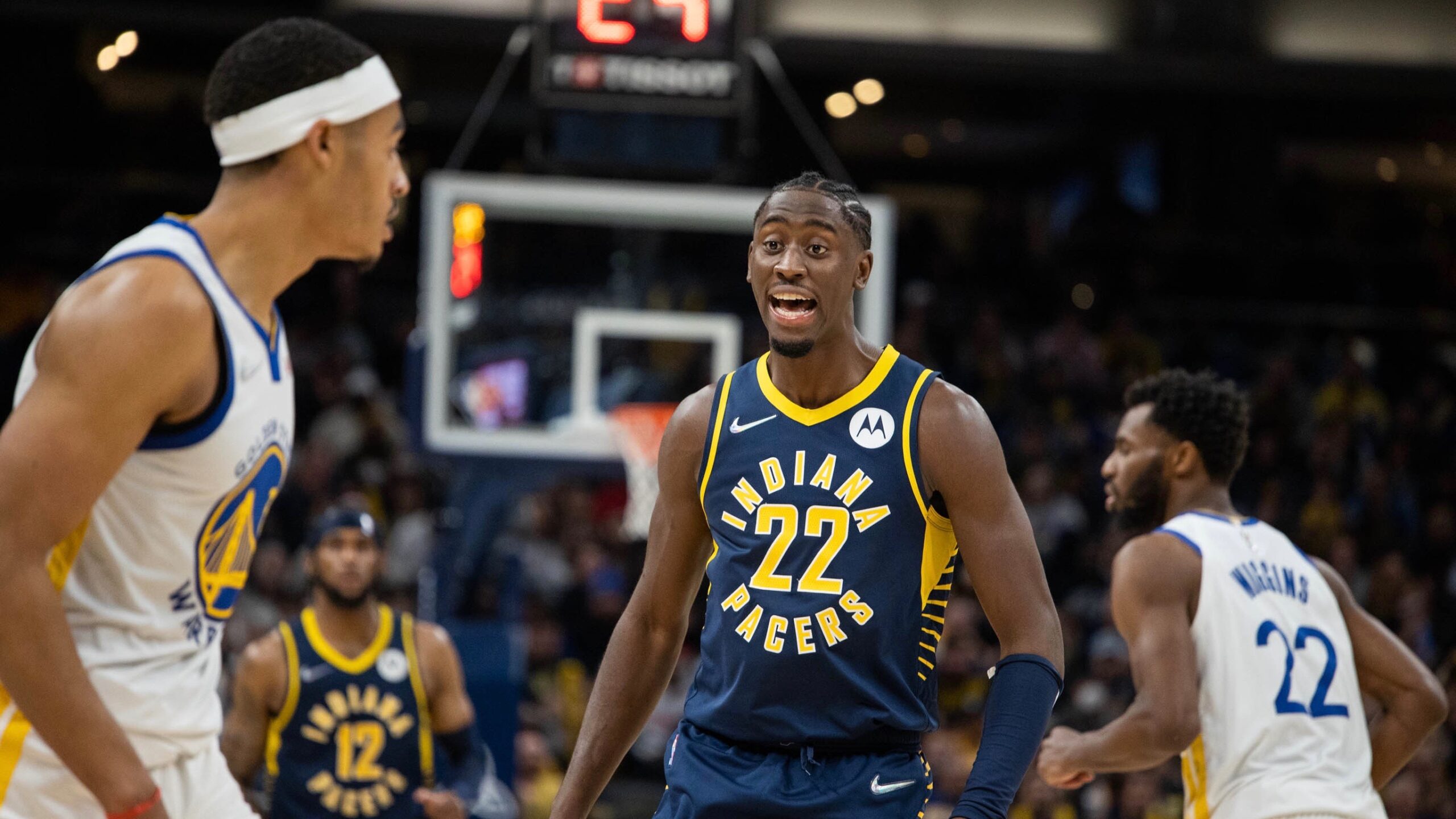 NBA: Golden State Warriors at Indiana Pacers