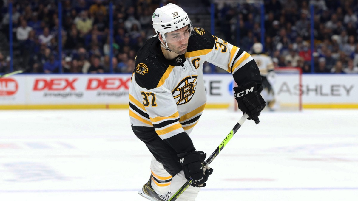 Boston Bruins center Patrice Bergeron